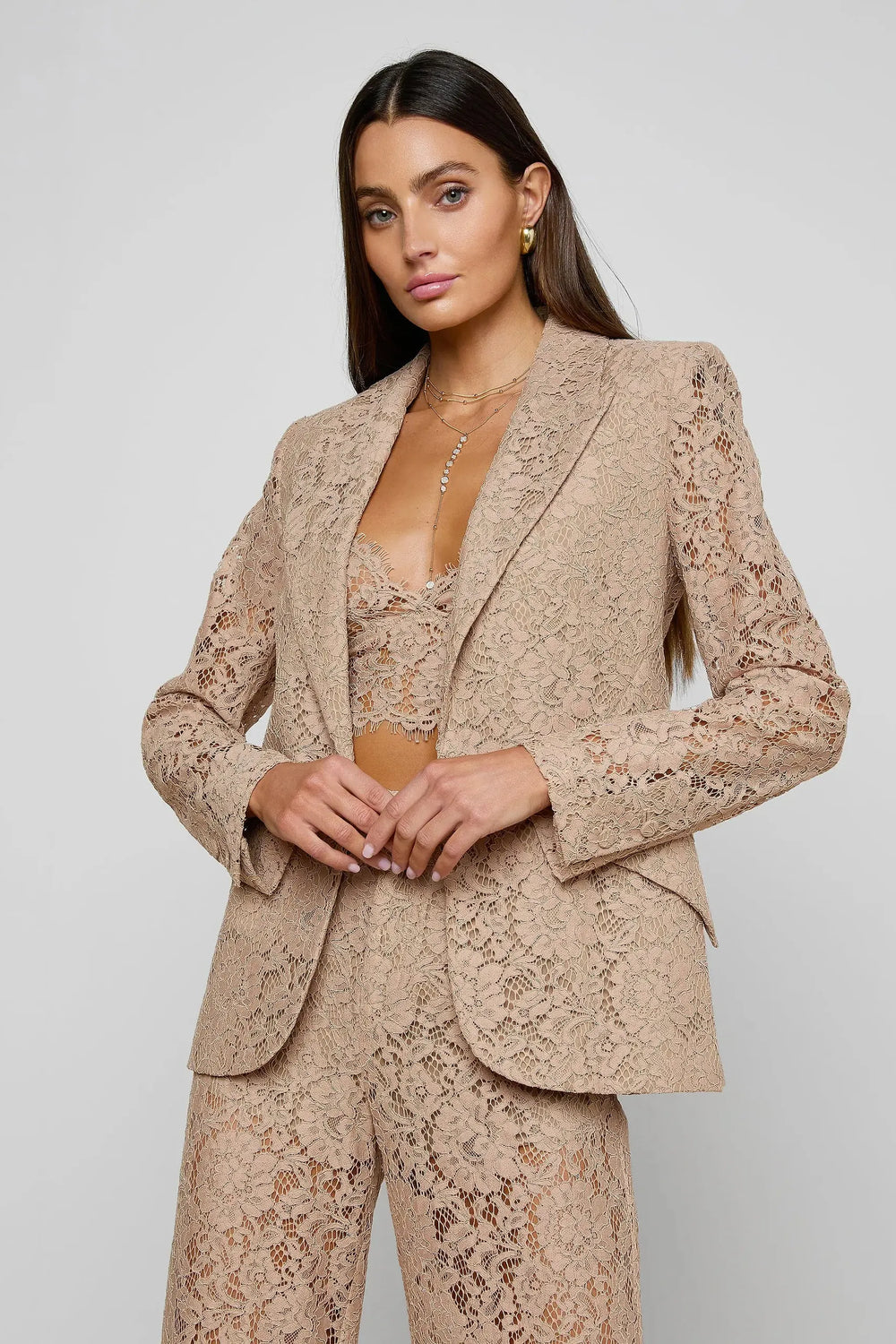 CHAMBERLAIN LACE BLAZER