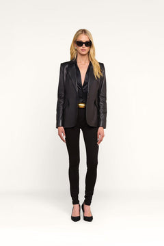 CHAMBERLAIN LEATHER BLAZER