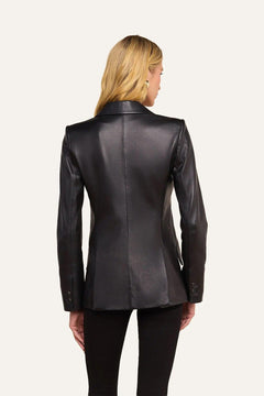 CHAMBERLAIN LEATHER BLAZER