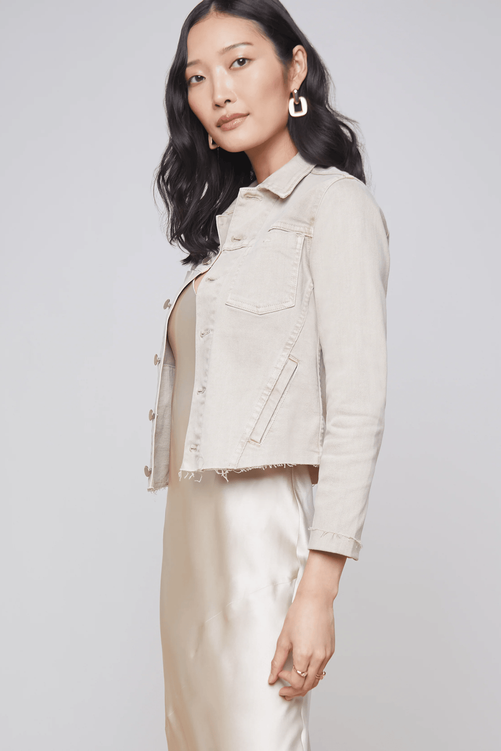 JANELLE SLIM RAW JACKET