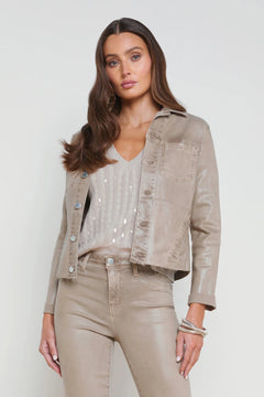 JANELLE SLIM RAW JACKET