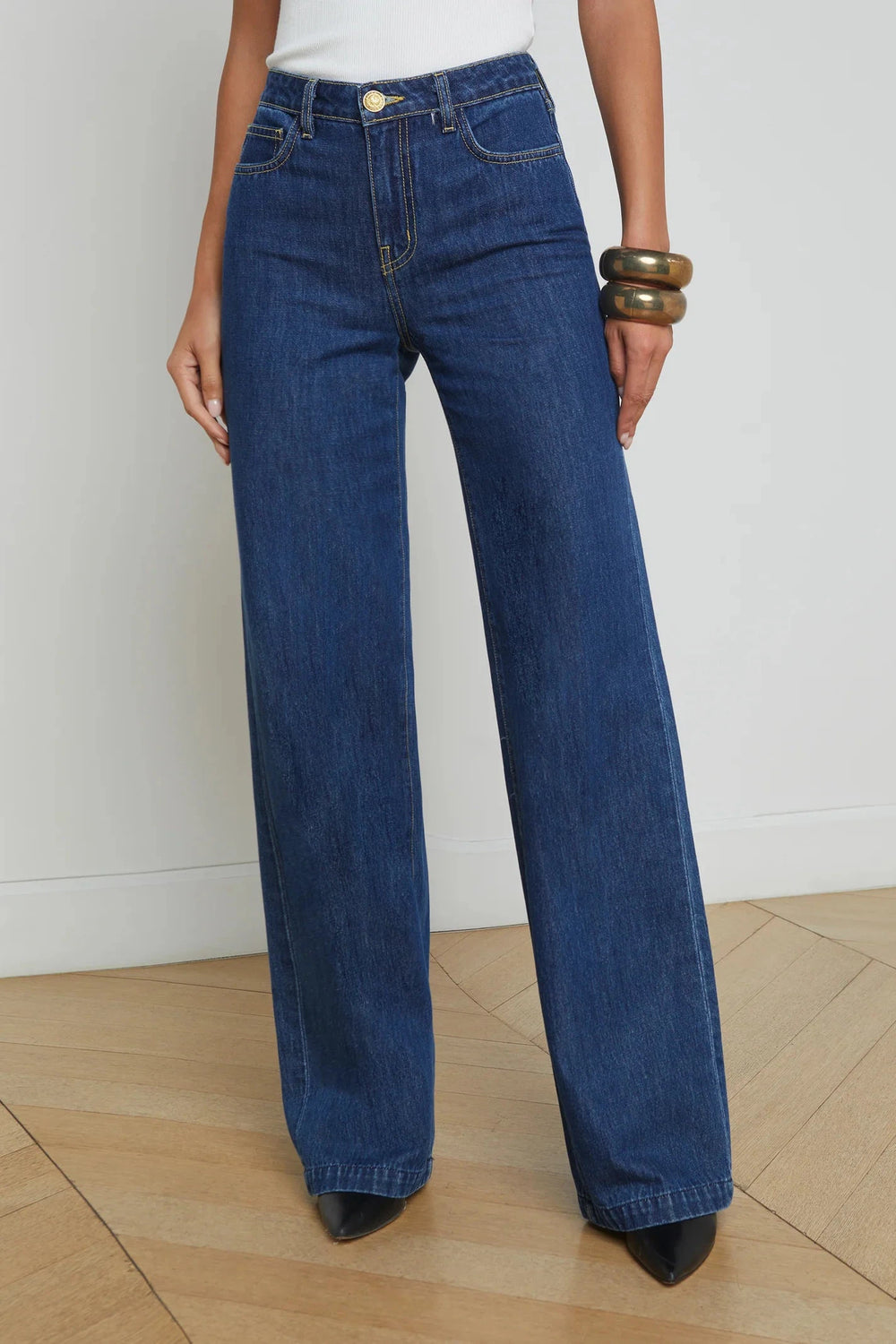 CLAYTON H/R WIDE LEG JEAN