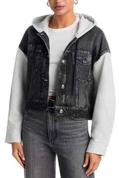 MIRAMAR TERRY COMBO HOODED TRUCKER