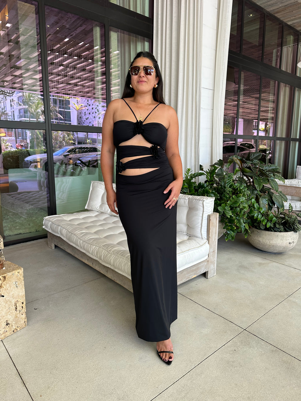 MAYGEL CORONEL VERANERA DRESS IN BLACK – Big Drop NYC