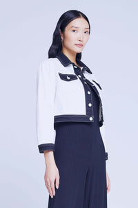 KODA CROPPED COLORBLOCK JACKET
