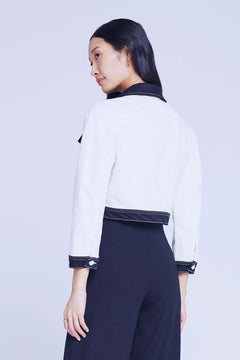 KODA CROPPED COLORBLOCK JACKET
