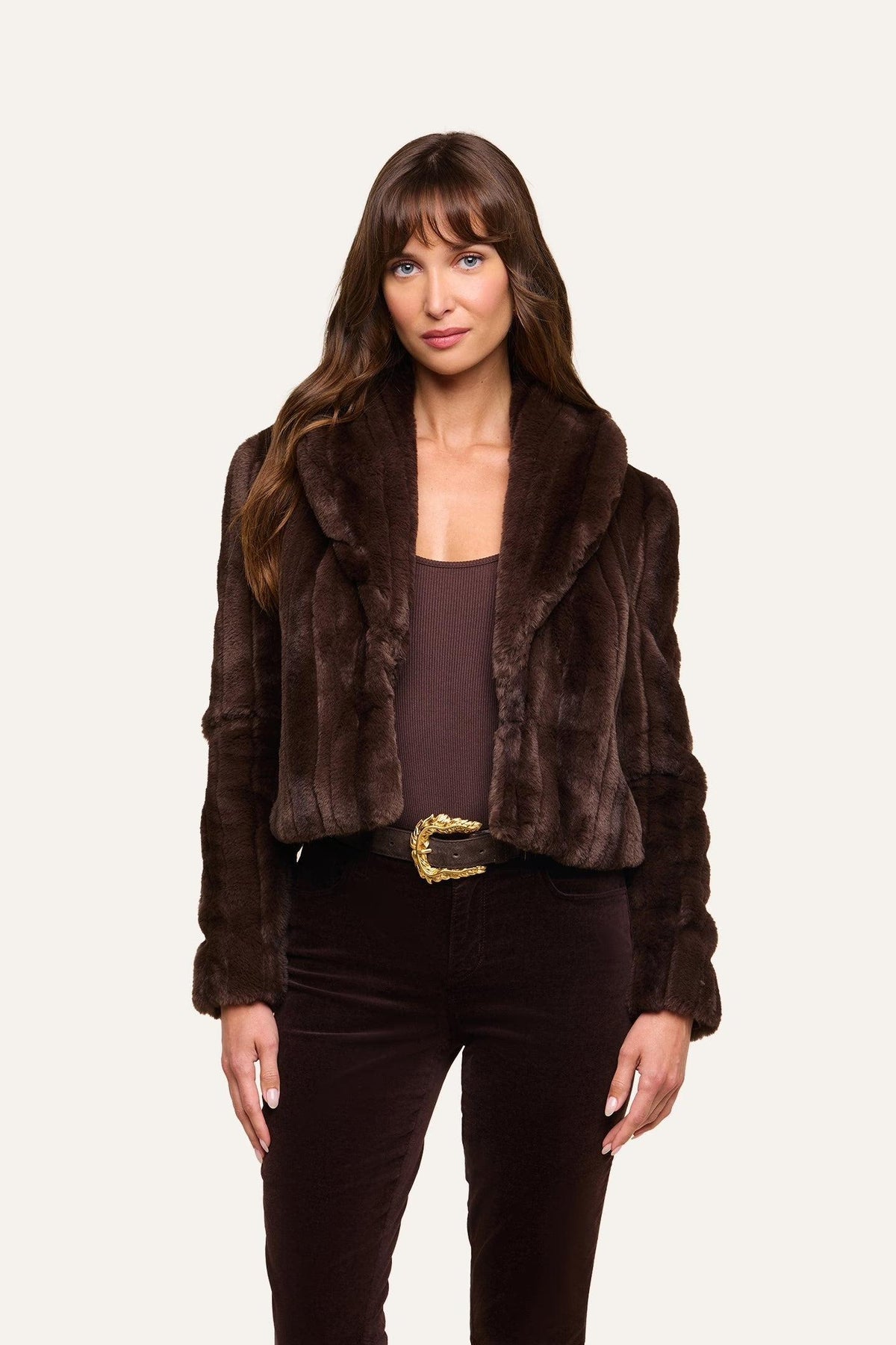 DAVY FAUX FUR JACKET