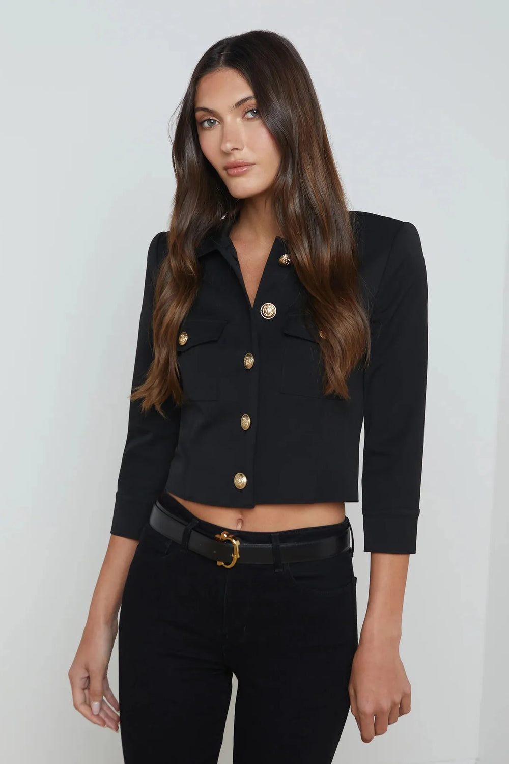 KUMI CROPPED FITTED JACKET