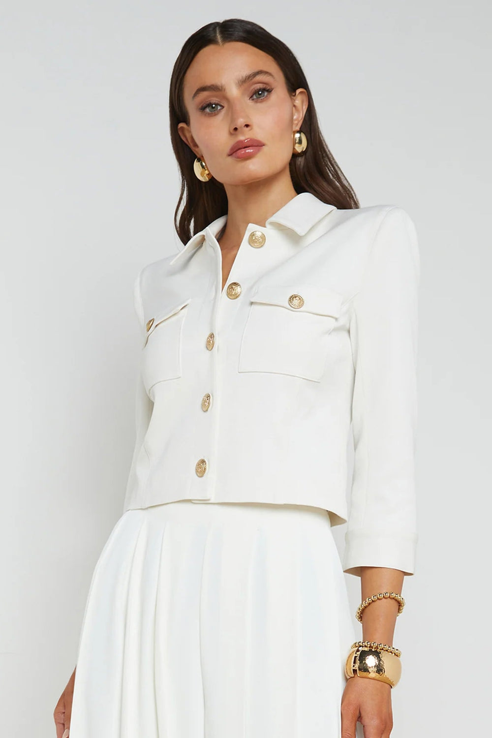 KUMI CROPPED FITTED JACKET
