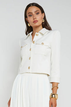 KUMI CROPPED FITTED JACKET