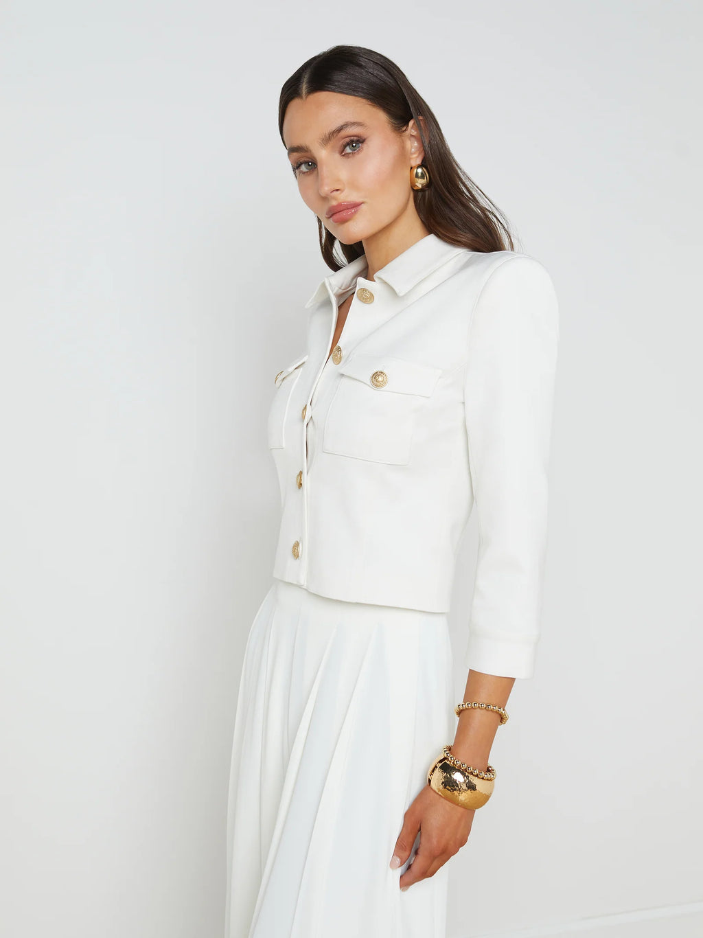 KUMI CROPPED FITTED JACKET – Big Drop NYC