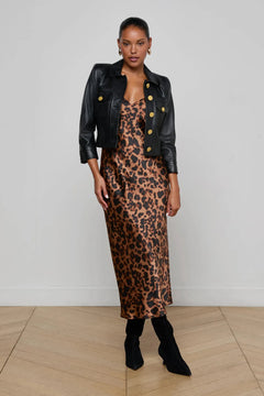 KUMI CROPPED LEATHER JACKET