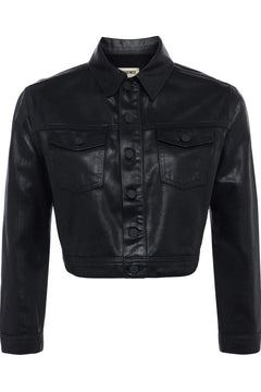 KODA CROPPED COATED JACKET