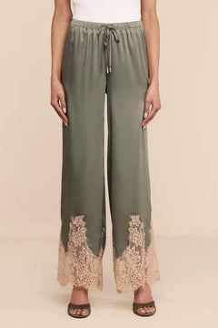 MIREL LACE TRIM DRAWSTRING PANT