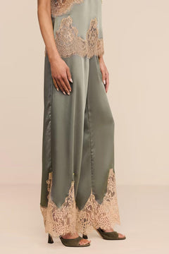 MIREL LACE TRIM DRAWSTRING PANT