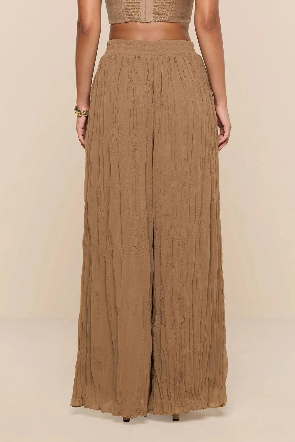 ETHEL CRINKLE PLEATED PANT