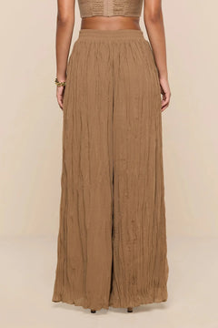 ETHEL CRINKLE PLEATED PANT