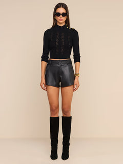 VIRELLE BRAIDED WAISTBAND SHORT
