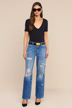 ZELDA SLOUCHY STRAIGHT JEAN