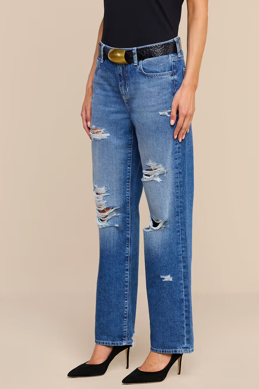 ZELDA SLOUCHY STRAIGHT JEAN