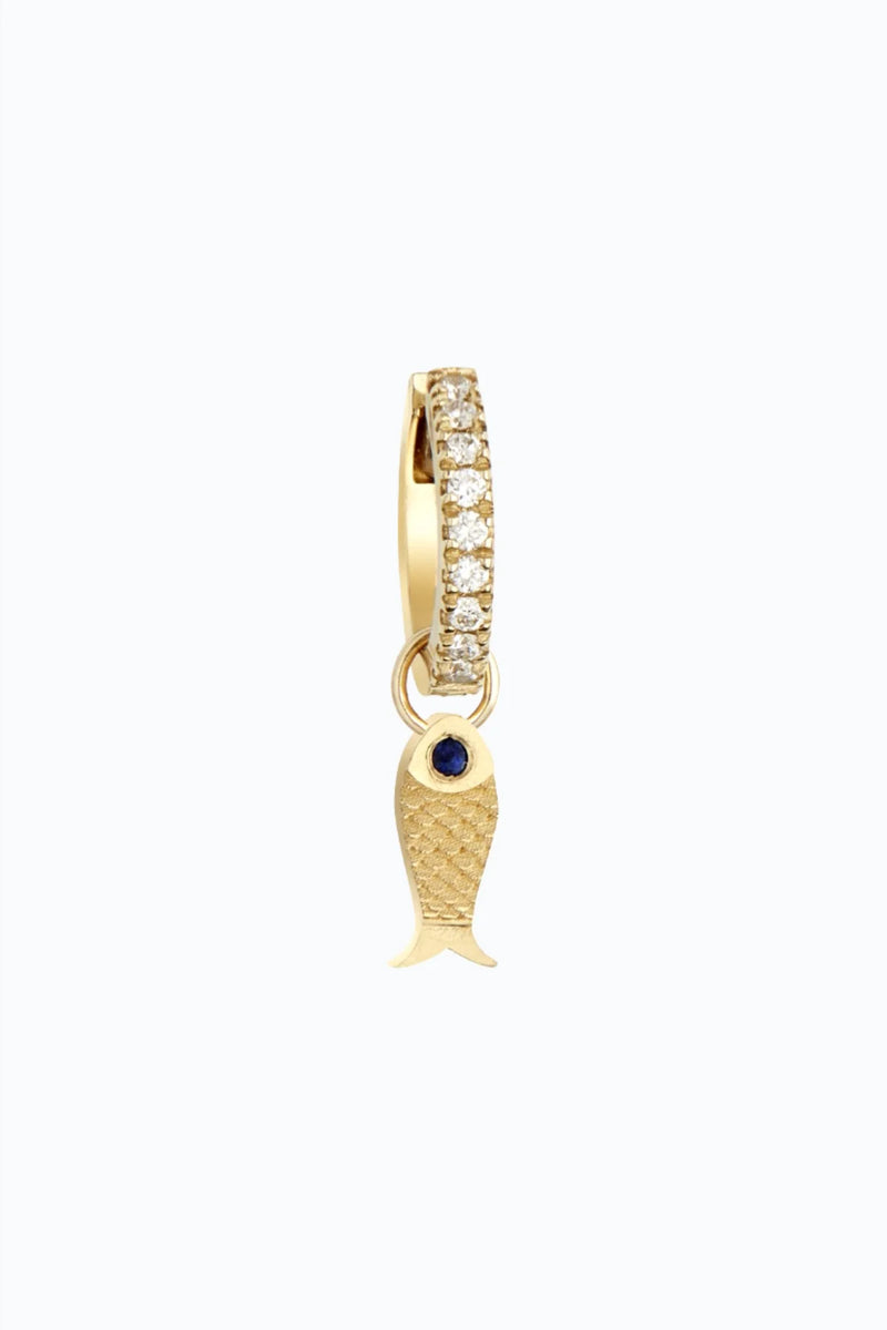 FISH HUGGIE EARRING