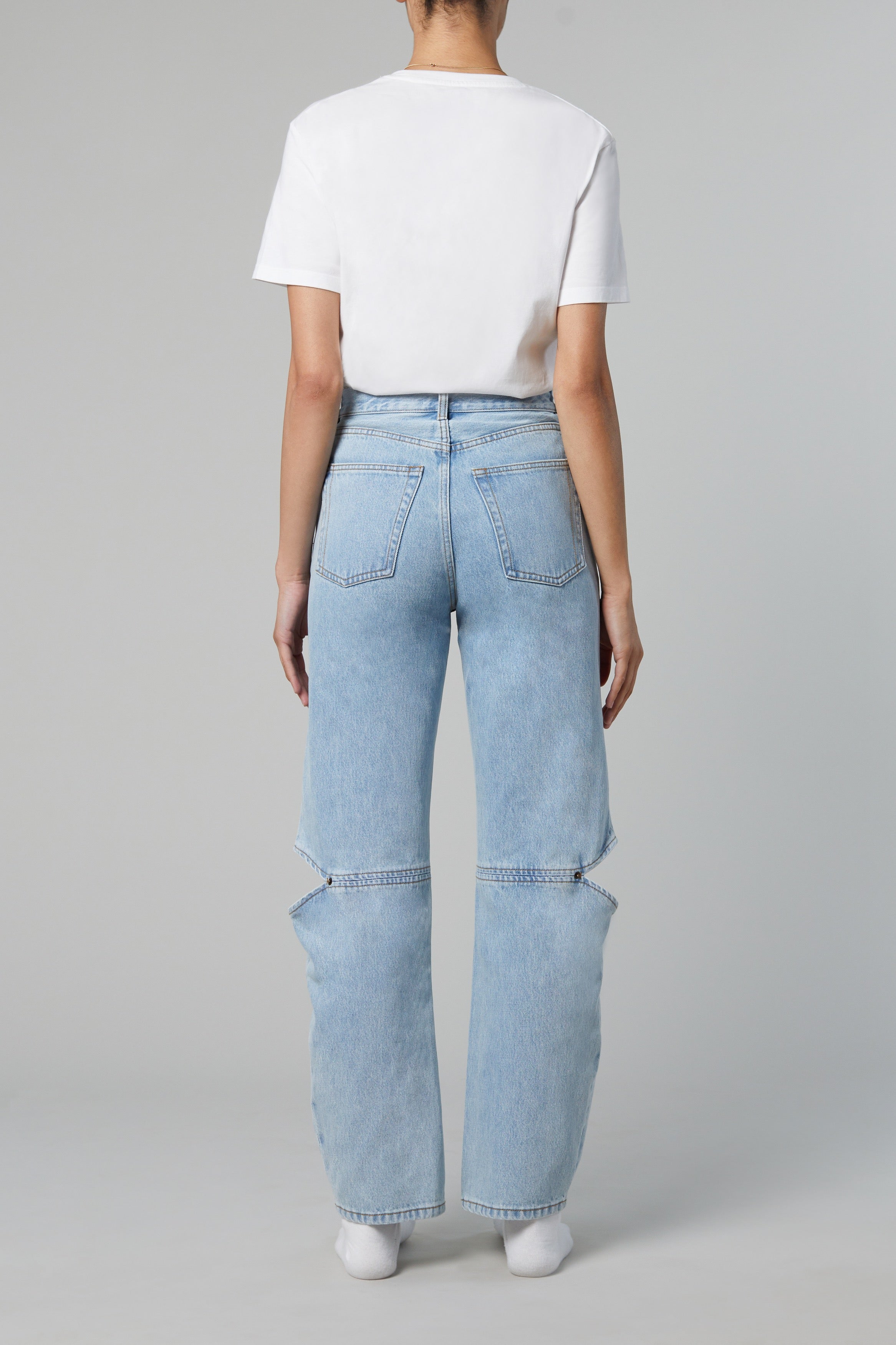 STILL HERE NEW YORK COWGIRL JEANS IN VINTAGE BLUE