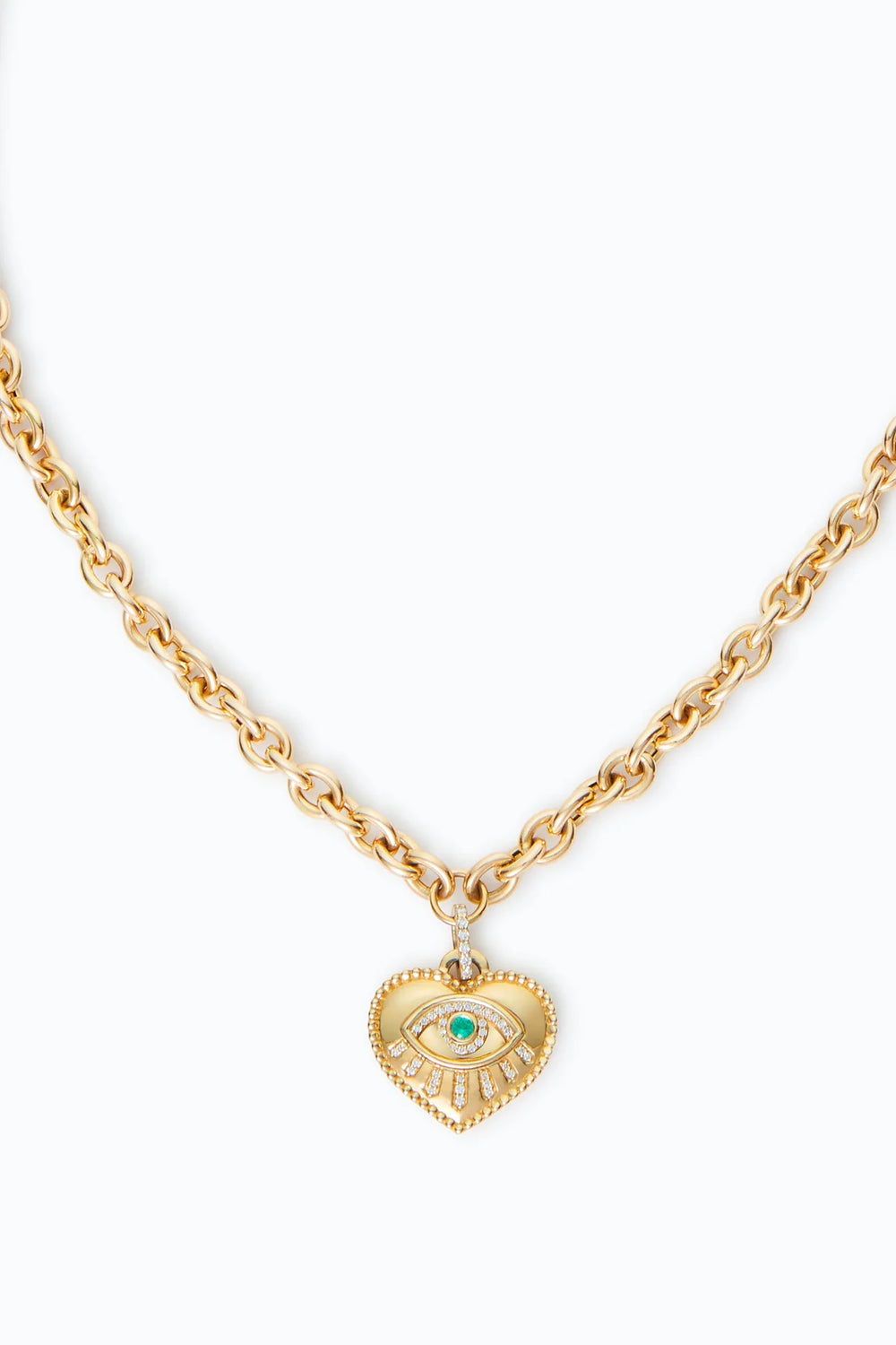 EYE HEART LINK NECKLACE