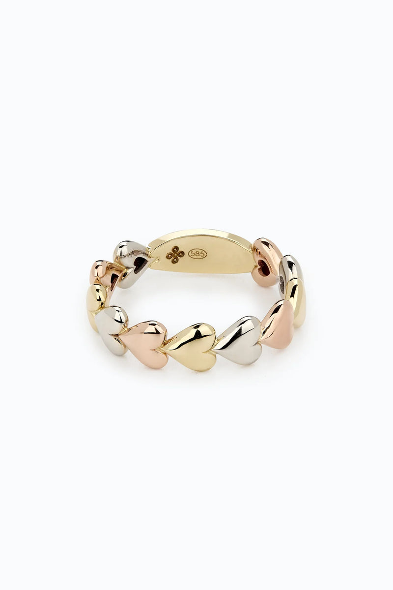 TRINITY HEARTS RING