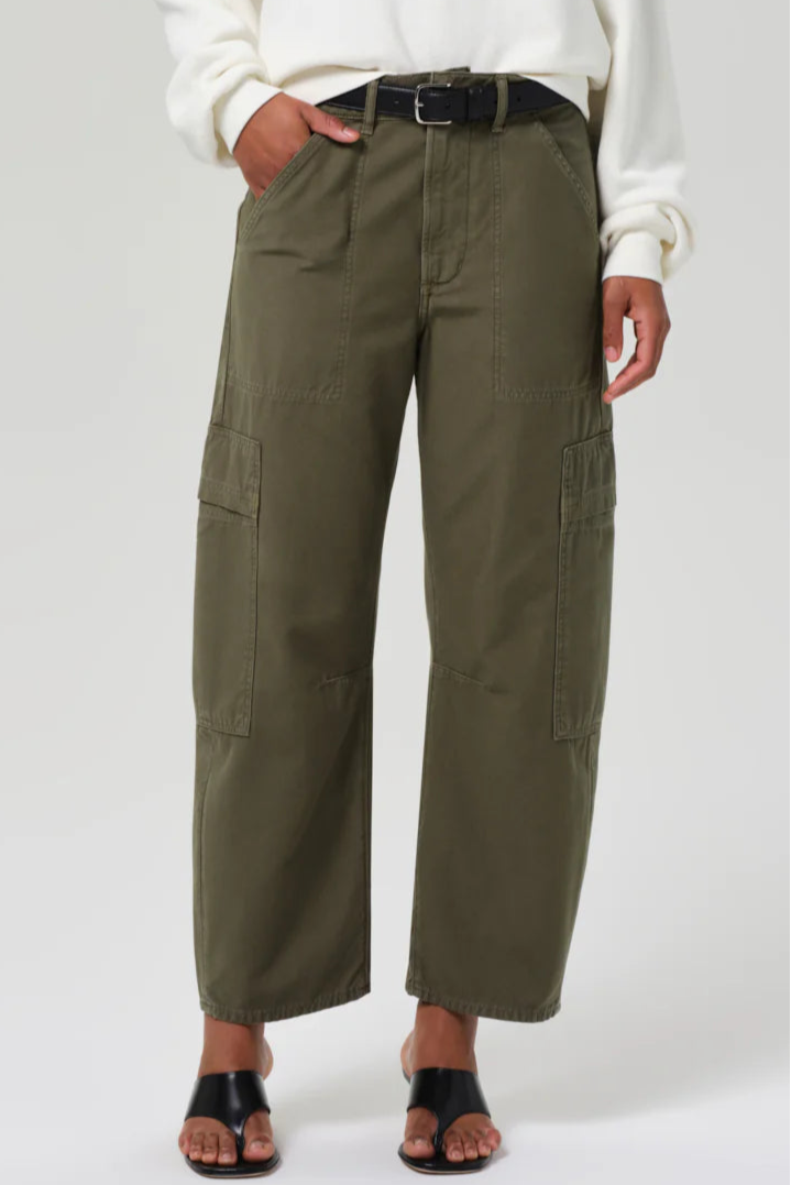 MARCELLE LOW SLUNG CARGO JEANS
