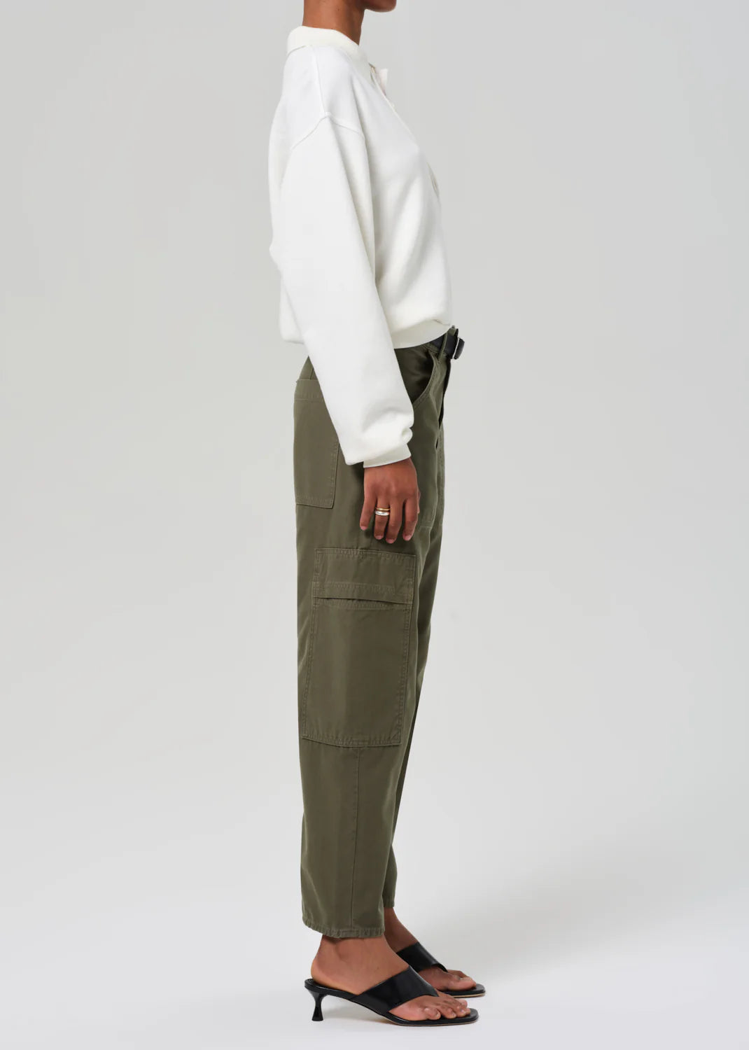 MARCELLE LOW SLUNG CARGO JEANS
