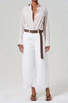 AYLA RAW HEM CROP JEAN