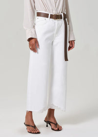 AYLA RAW HEM CROP JEANS