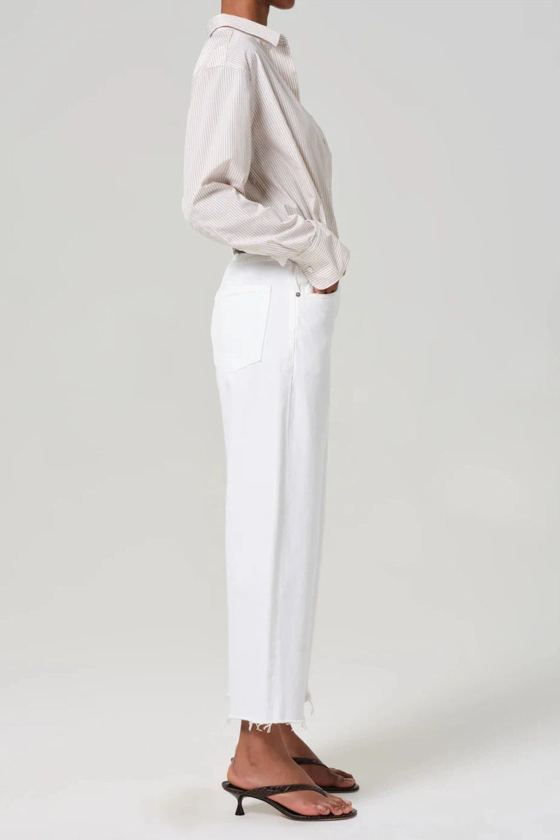 YAYLA RAW HEM CROP JEANS