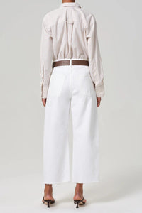 YAYLA RAW HEM CROP JEANS