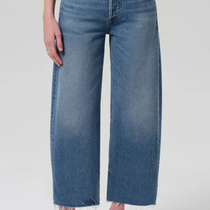 AYLA RAW HEM CROP JEAN