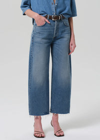 AYLA RAW HEM CROP JEANS