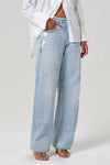AYLA SWIRL BAGGY CUFFED JEAN
