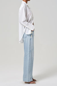 AYLA SWIRL BAGGY CUFFED JEAN