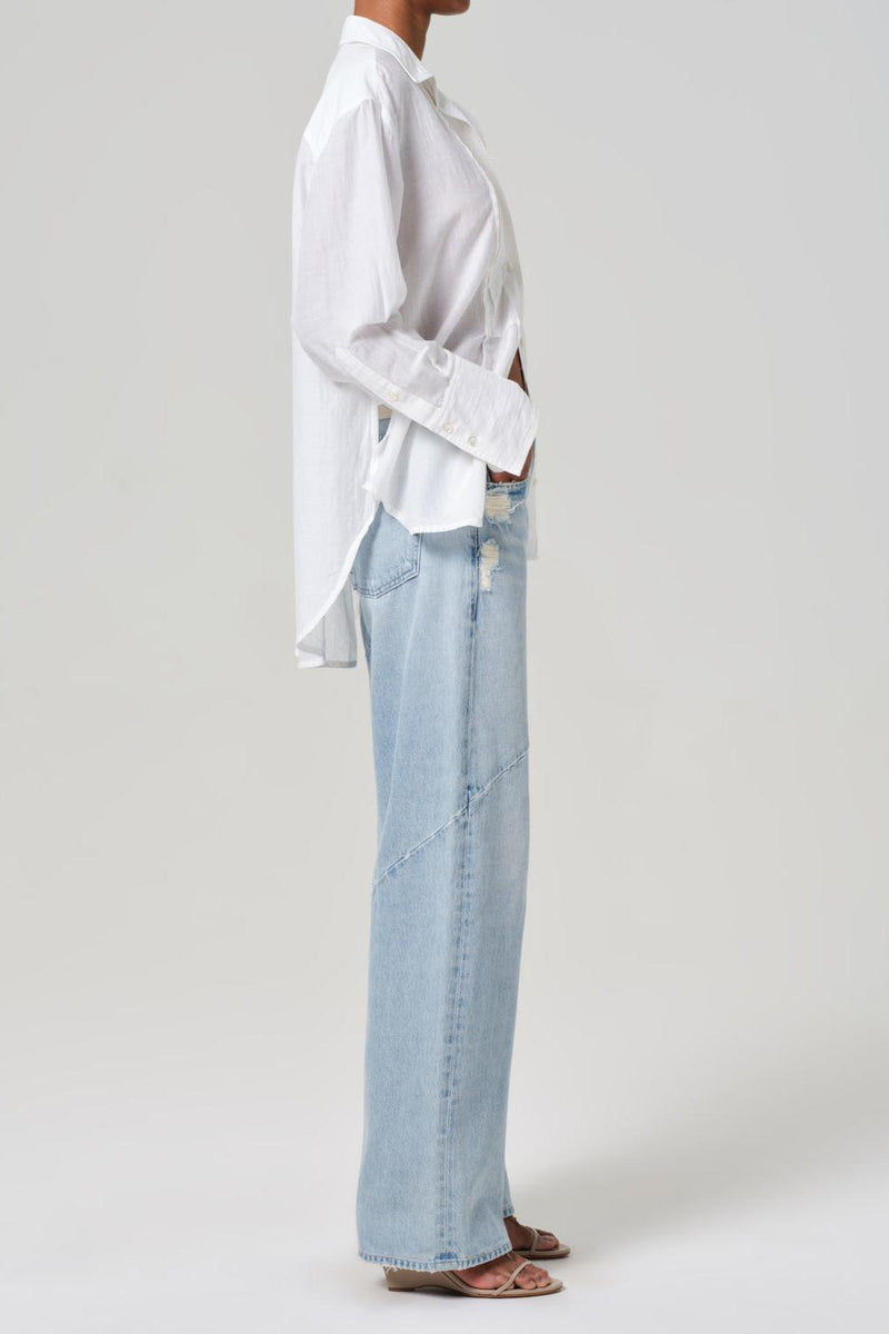 AYLA SWIRL BAGGY CUFFED JEAN