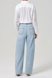 AYLA SWIRL BAGGY CUFFED JEAN
