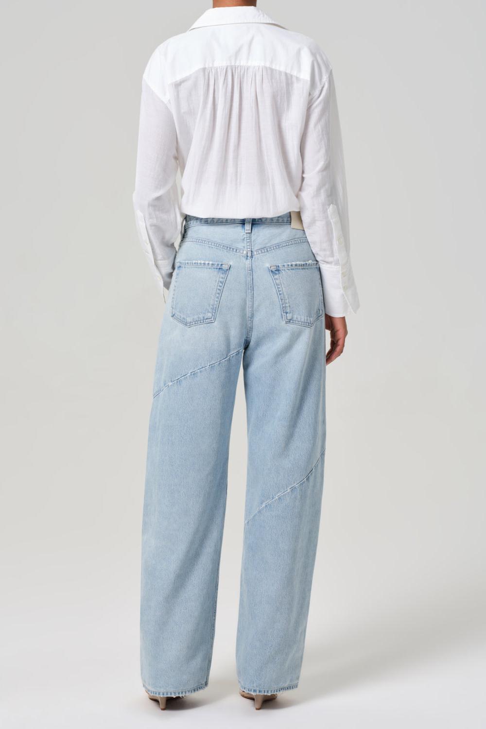 AYLA SWIRL BAGGY CUFFED JEAN