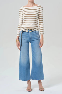 LYRA WIDE LEG CROP CLEAN HEM