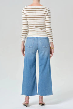 LYRA WIDE LEG CROP CLEAN HEM