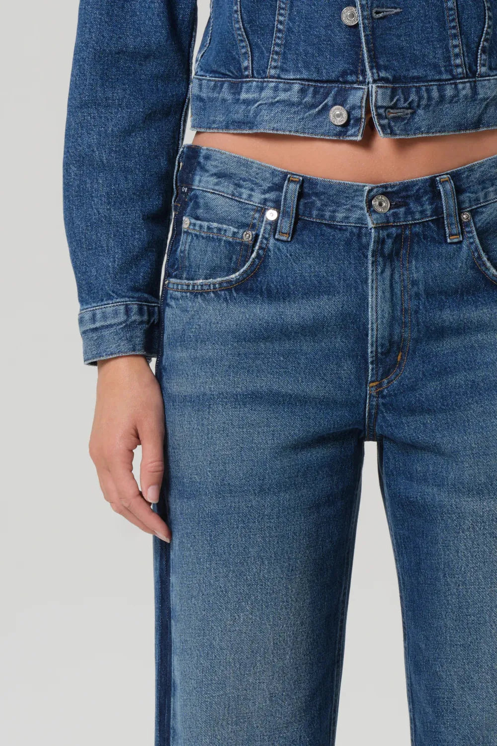 LINDZ L/R EASY STRAIGHT WITH TUXEDO STRIPE