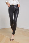 MARGUERITE COATED HIGH RISE SKINNY