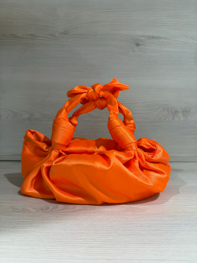 SILK KNOT BAG ORANGE