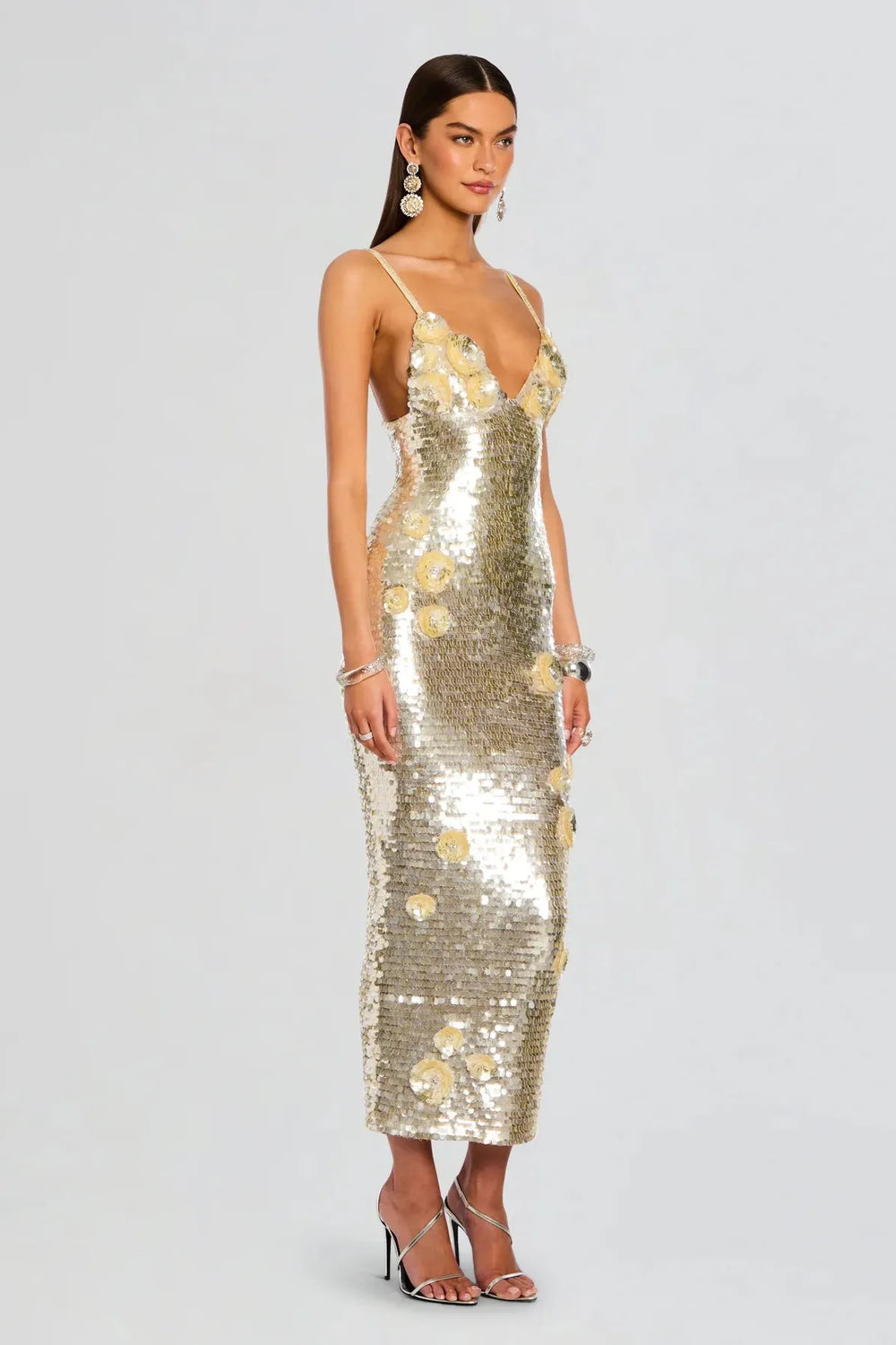 INES EMBROIDERED DRESS