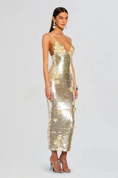 INES EMBROIDERED DRESS