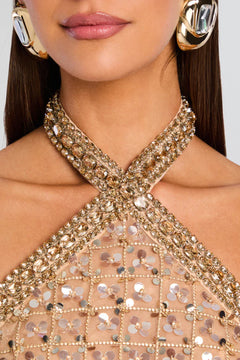 JANNETH EMBROIDERED DRESS