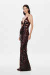 SAPPHIRE SEQUIN MAXI DRESS
